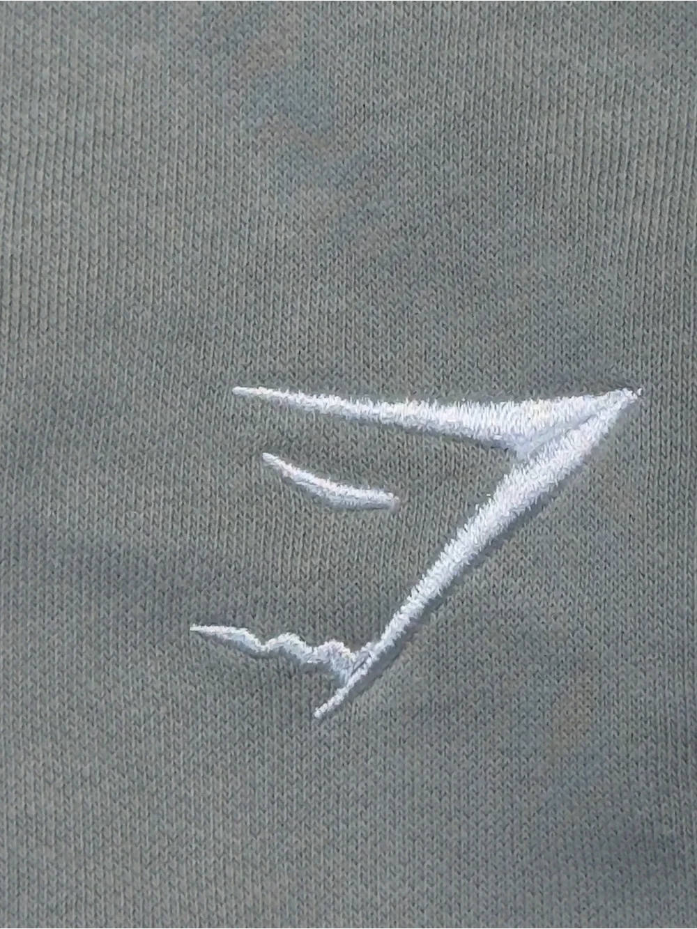Gymshark Crest Joggers Mens Size Small Sage Green Tapered Sweatpants Snap Pocket - Picture 4 of 7
